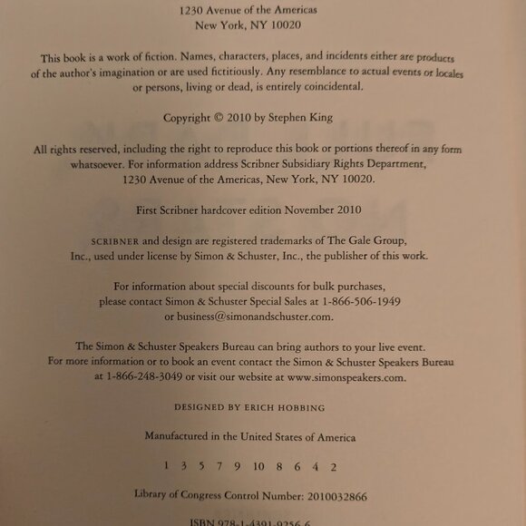 Lot of 3 Hardcover 1st Edition Books -Stephen King/Michael Connelly/Harlan Coben - Picture 4 of 8